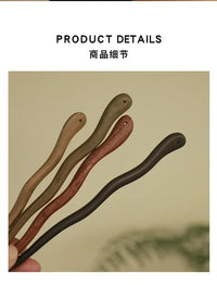 Vintage Wood Hair Sticks Pins Hairwear Hairpins Head Pins DIY Handmade Wooden Head Jewelry Hair Accessories Ornaments for Women - Buy online at  Vibe In Cart.