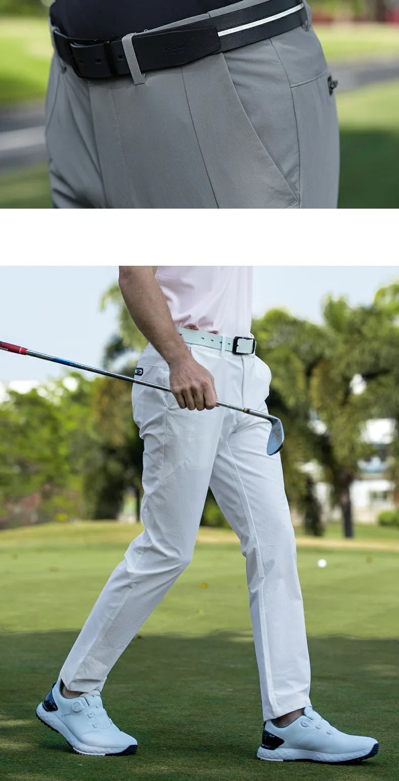 PGM Men Golf Pants Spring Summer Elastic Belt Sports Pant KUZ201 - Buy online at  Vibe In Cart.