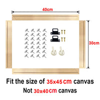 30x40 40x50 50x70 60x90 Canvas Frame Wooden Frames Wooden Photo Oil Painting Canvas Diamond Painting Frames Canvas Wood Wall - Buy online at  Vibe In Cart.