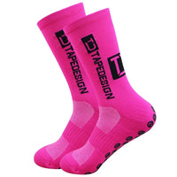 Unisex Non-Slip Knee-High Football Socks Nylon One Size