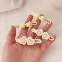 Summer Y2K Hairpin Yellow Star Designs Duck Mouth Clip Bangs Side Clip Blue BB Barrettes Hair Snap Clips Girls Hair Accessories - Buy online at  Vibe In Cart.