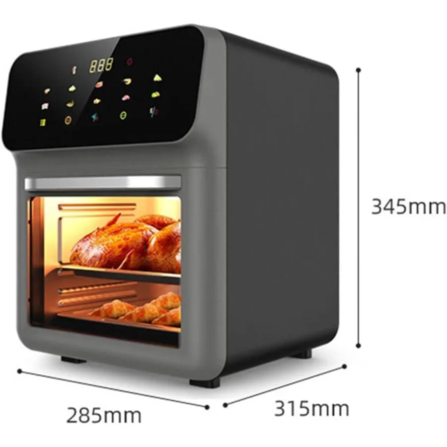 Smart 11-in-1 Air Fryer Toaster Oven Combo with Grill for Home Kitchen Use: Digital Convection Oven for Baking Roasting Reheati - Buy online at  Vibe In Cart.