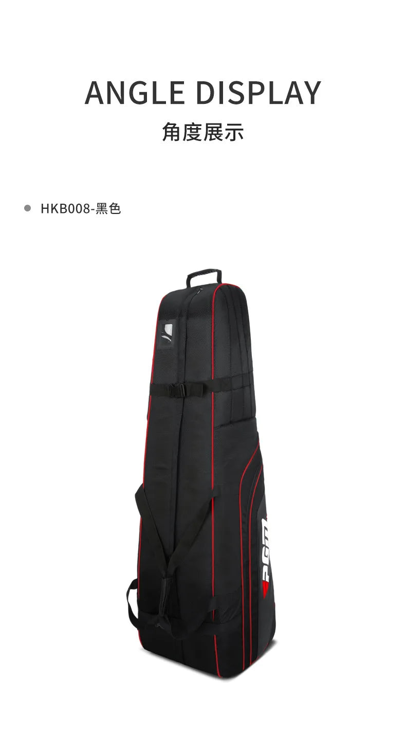 Foldable Nylon Golf Travel Bag with Wheel and Stand
