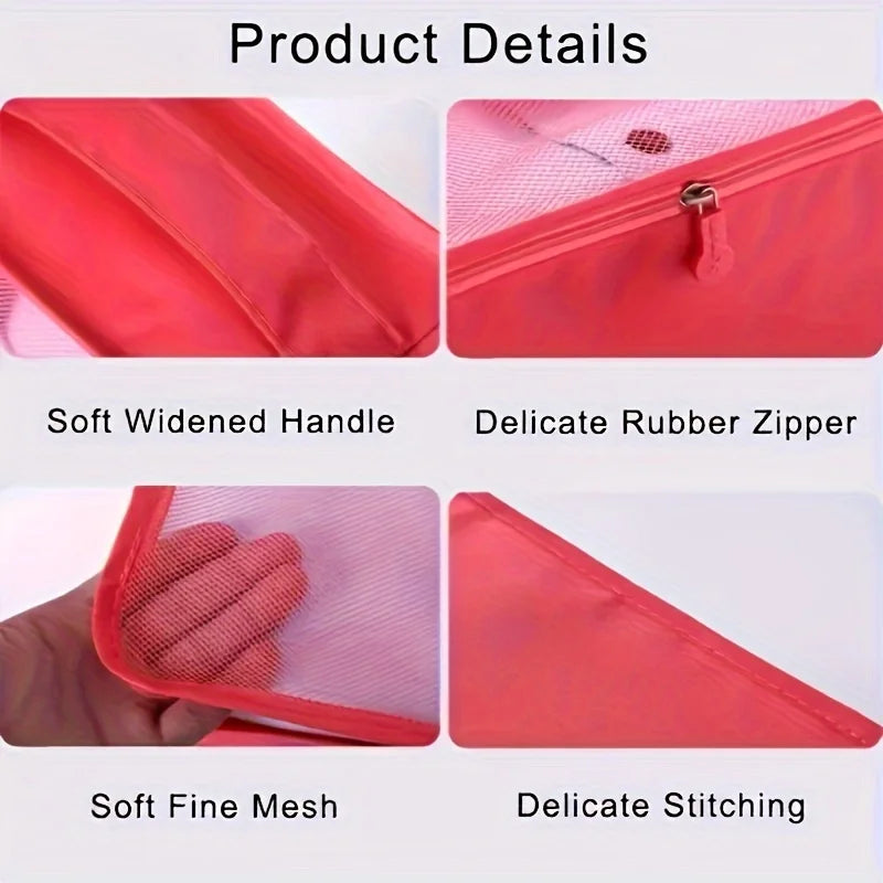 6 Piece Multifunction Waterproof Oxford Travel Packing Cubes