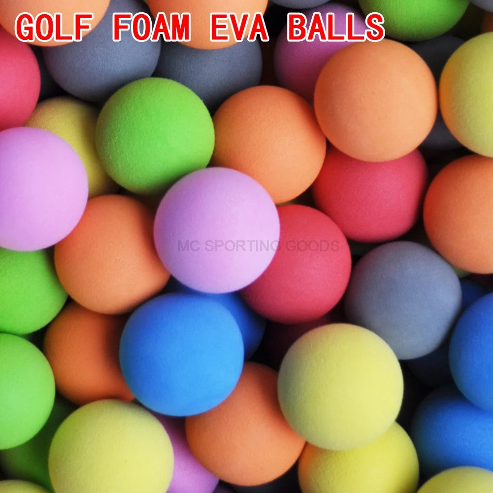 20pcs/bag Golf Balls EVA Foam Soft Sponge Balls for Golf/Tennis Training Solid Color for Outdoor Golf Practice Balls - Buy online at  Vibe In Cart.