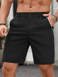 Summer Men's  Casual  Shorts Comfortable Golf  Knee Pants  Lightweight Stretch Casual Hiking Pants Summer Business Streetwear