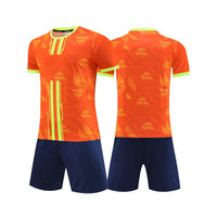 Soccer Uniform Set for Adults and Kids with Shirt and Shorts