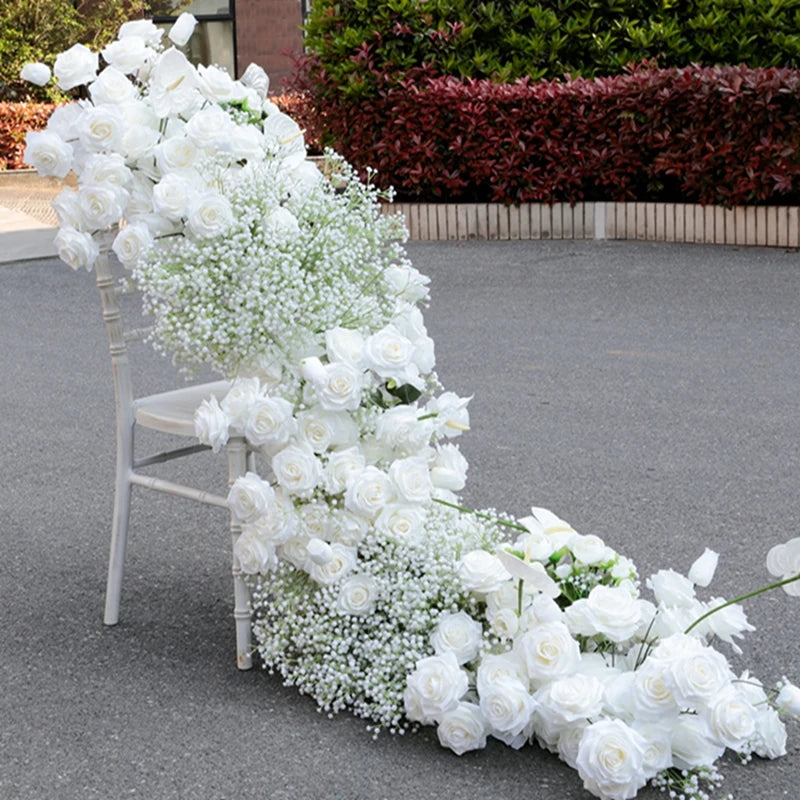 Uflower Luxury Artificial Flower Row 100/200cm Table Centerpiece Wedding Decoration Arch Backdrop Event Stage Flora - Buy online at  Vibe In Cart.