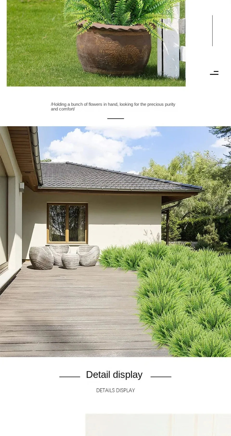 10pcs Artificial Plants Boston Ferns Fake Plants Greenery Artificial Plant Outdoor Indoor Home Garden Spring Summer Decoration - Buy online at  Vibe In Cart.