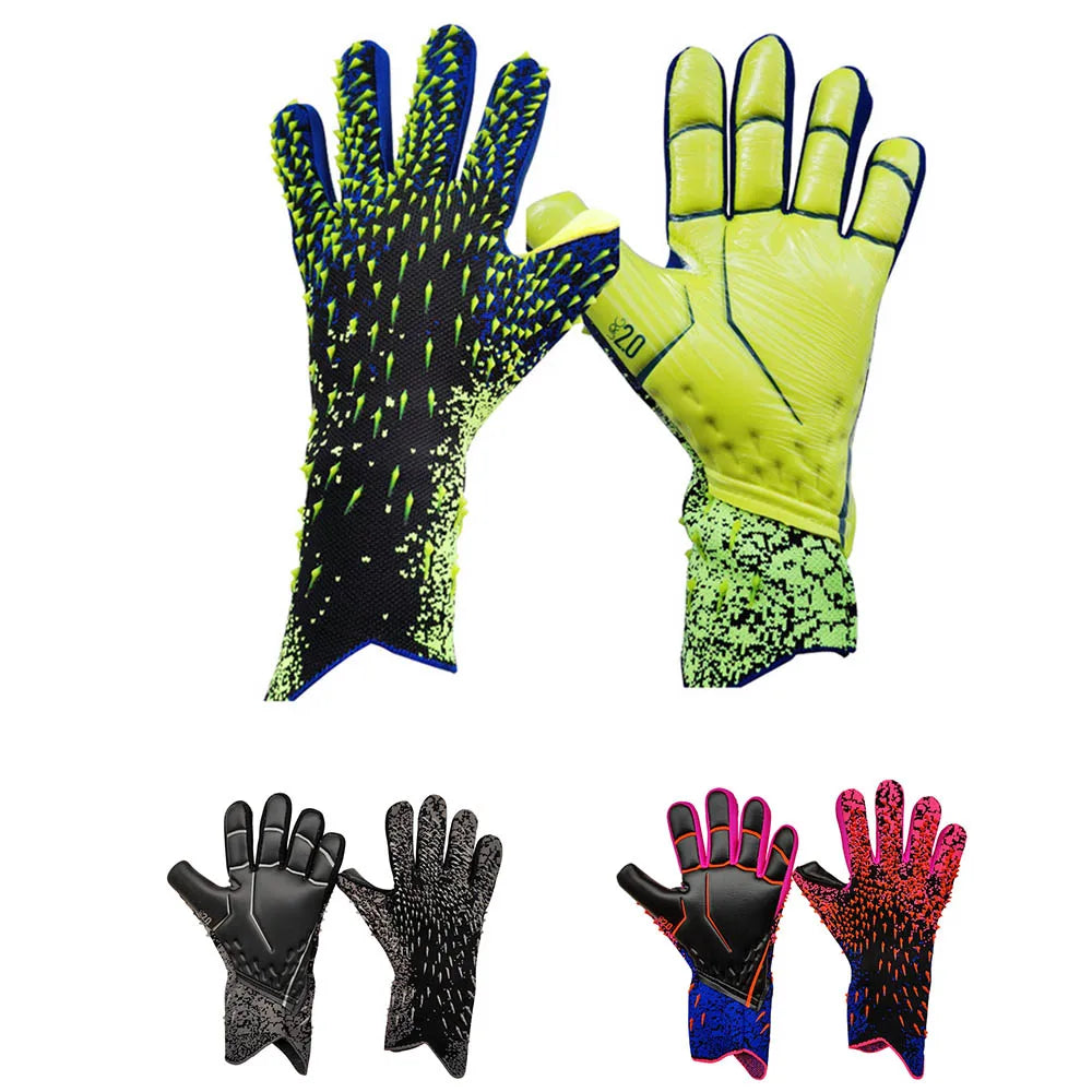 Soccer Goalie Gloves Latex Thickened Professional Goalkeeper Gloves for Adult Youth Football Sports Training and Match - Buy online at  Vibe In Cart.