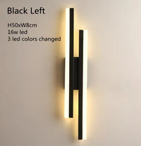 LED Indoor Wall Mounted Lamp with Iron Body and Acrylic Shade