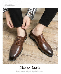 Mens Formal Oxford Shoes Business Leather Dress Shoes for Wedding Size 47 48 - Buy online at  Vibe In Cart.