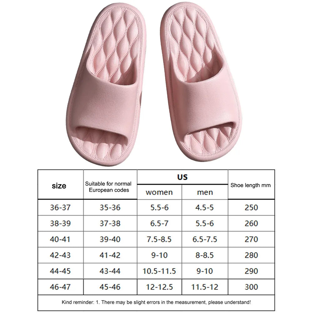 Summer Flip Flops Solid Color Thick Platform Slippers Non Slip Summer Cloud Slides EVA Indoor Home Sandals for Men Women - Buy online at  Vibe In Cart.
