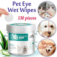 130 Pcs/set of Dog and Cat Cleaning Wipes Pet Eye Wipes Grooming Tear Stain Remover Gentle Non-foaming Wipes Towels - Buy online at  Vibe In Cart.