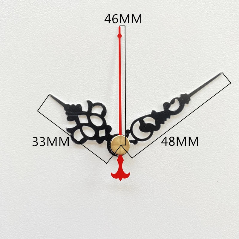 Silent Quartz Battery Operated Clock Movement with Hands
