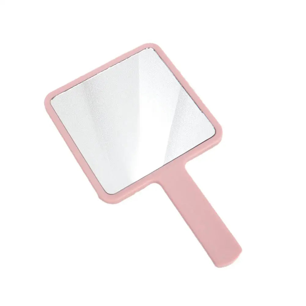 Handheld Makeup Mirror Square Makeup Vanity Mirror With Handle Hand Mirror SPA Salon Compact Mirrors - Buy online at  Vibe In Cart.