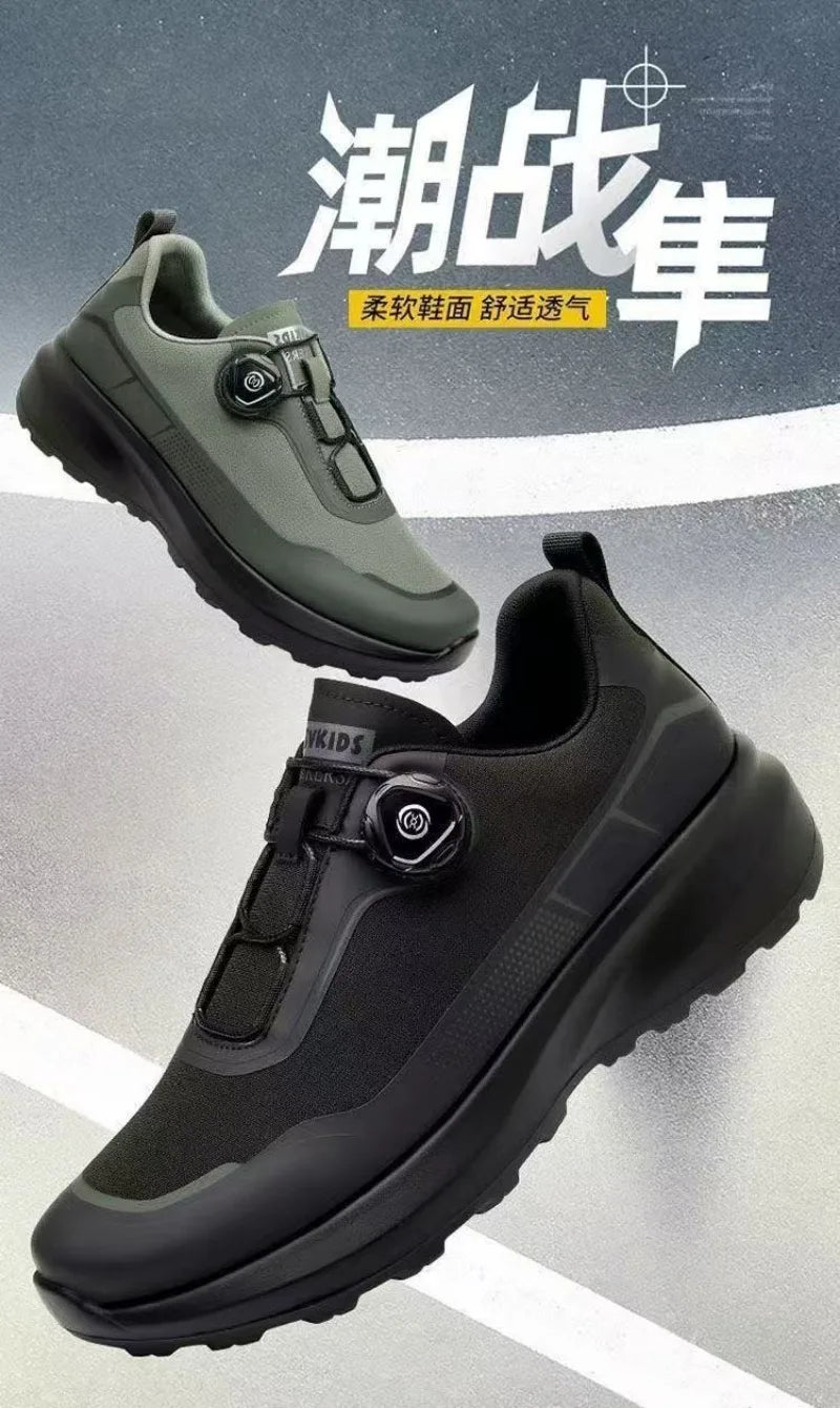 Original New Men Rotating-button Driving Sneakers Platform Casual Walking Shoes Outdoor Wear-resistant Running Sports Shoes Plus - Buy online at  Vibe In Cart.
