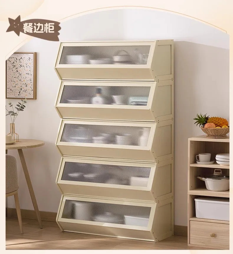 Simple shoe cabinet Household multi-functional free combination storage cabinet Shoe rack Multi-layer with door dust-proof shoe - Buy online at  Vibe In Cart.