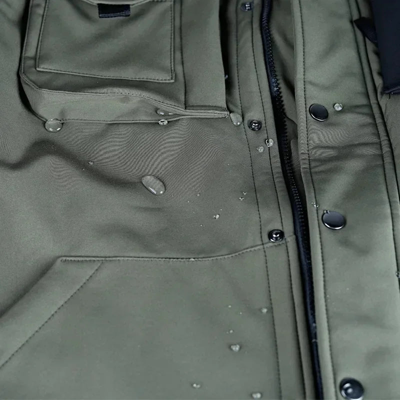 Waterproof Shark Skin Tactical Sets Mens Thicken Fleece New Soft Shell Combat Jackets+windproof Warm Cargo Pant 2 Piece Set - Buy online at  Vibe In Cart.