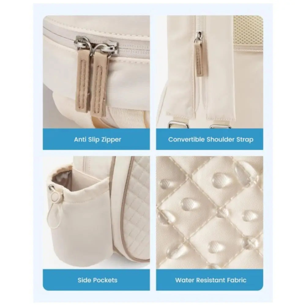 Zipper Closure Tennis Bag Large Capacity Waterproof Tennis Crossbody Bag Adjustable Strap Polyester Tennis Racket Backpack - Buy online at  Vibe In Cart.