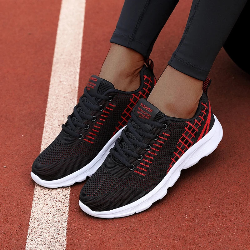 Women's Running Shoes 2025 Mesh Casual Sneakers Lace-up Lightweight Female Walking Breathable Outdoor Sports Running Shoes Woman - Buy online at  Vibe In Cart.