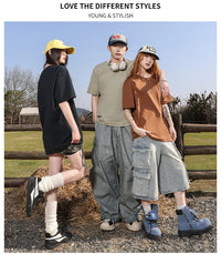 Men's t-shirts 2025 Summer Oversize Cotton T-Shirt Casual High Quality Short Sleeves Tee Shirt Men Basic Solid color Sports Tops - Buy online at  Vibe In Cart.