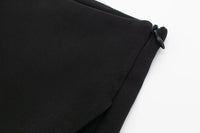 Women's High Waist Asymmetric Mini Regular Fit Polyester Skort