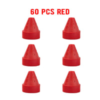 Colorful Windproof PVC Marker Cones for Soccer Training, 20/40/60 Pack