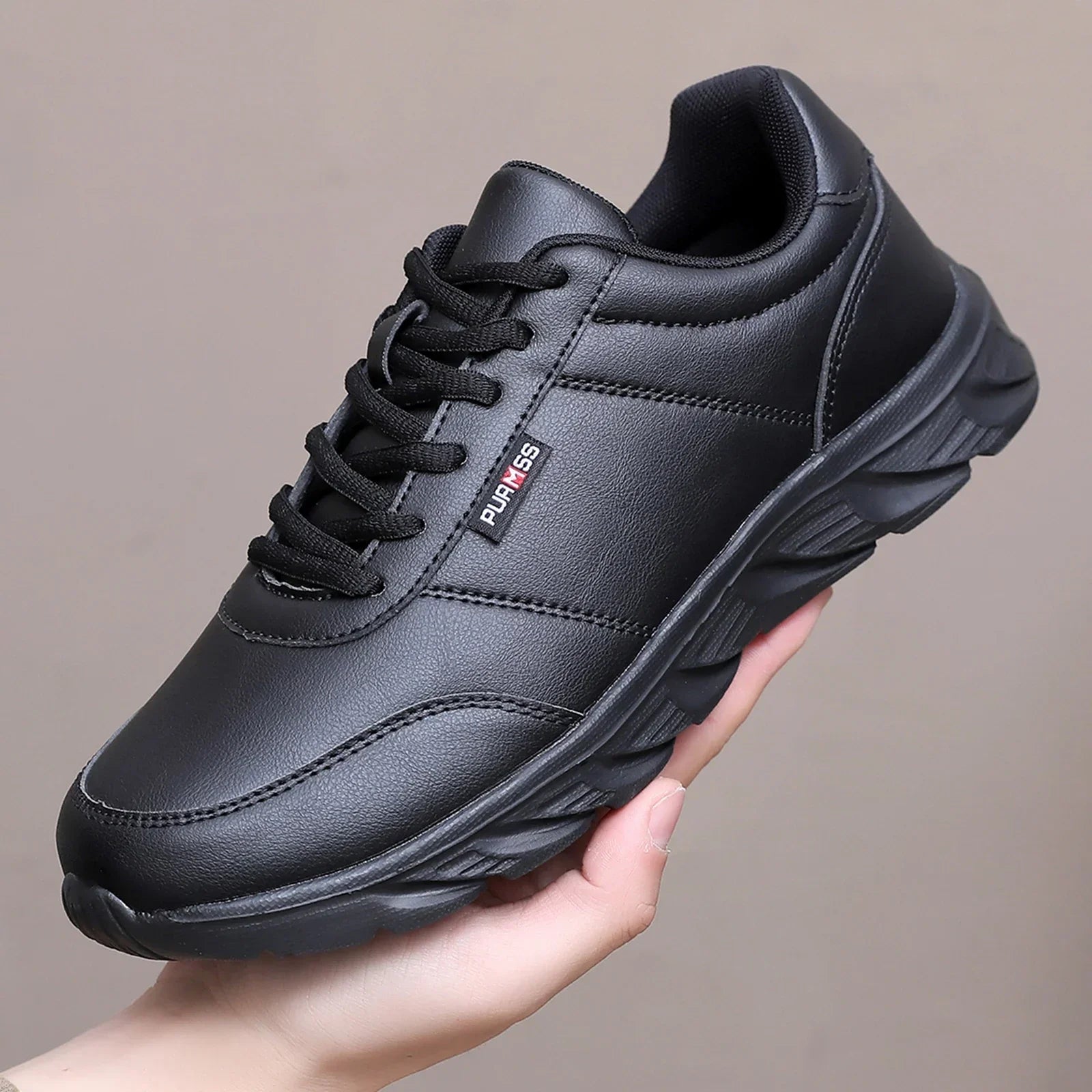 New Men's Sneakers Fashion Leather Men's Casual Shoes Outdoor Jogging Training Shoes High-Quality Comfortable Men's Shoes - Buy online at  Vibe In Cart.