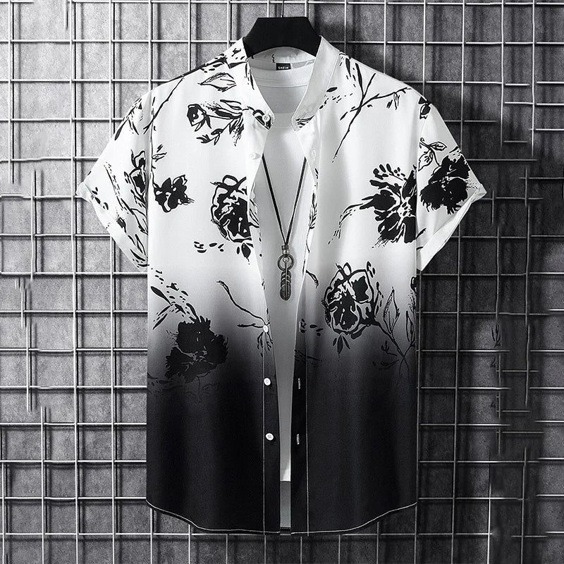Summer 3D Graffiti Blossom Printed Shirts For Men Children Fashion Streetwear Long Sleeve T Shirt Unisex Hawaiian Shirts Blouses - Buy online at  Vibe In Cart.