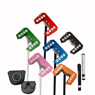 Right-Handed Golf Putter with Steel Shaft, Black, 33-35 Inches