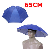 Portable Polyester Umbrella Hat for Fishing Anti-Rain Anti-Sun