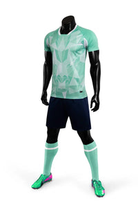 Customizable Unisex Soccer Jersey and Shorts Kit for Adults