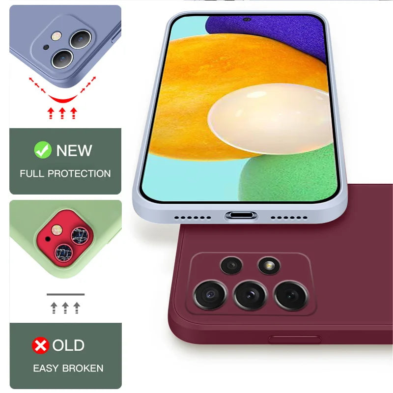 Silicone Shockproof Anti-Scratch Dustproof Phone Case