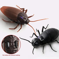 Trick Electric Cockroach Pet RC Simulation Animal Robotic Remote Control Ant Toy Halloween Xmas Mini Gift for Adult Prank Insect