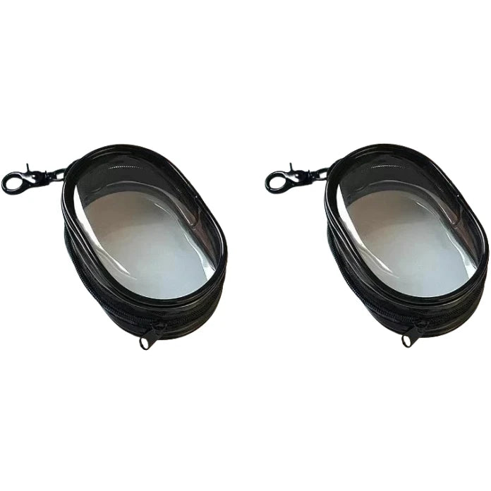 Black Transparent Portable Cable Organizer Bag for Travel Accessories