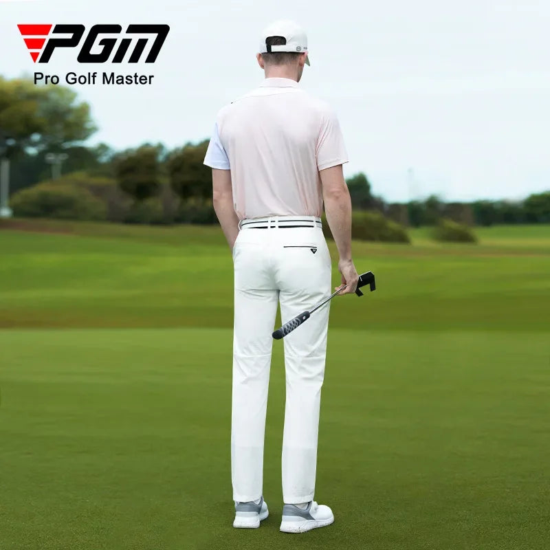 PGM Men's Golf Pants Summer Waterproof Antibacterial Elastic Waistband Sports Pants KUZ182 - Buy online at  Vibe In Cart.