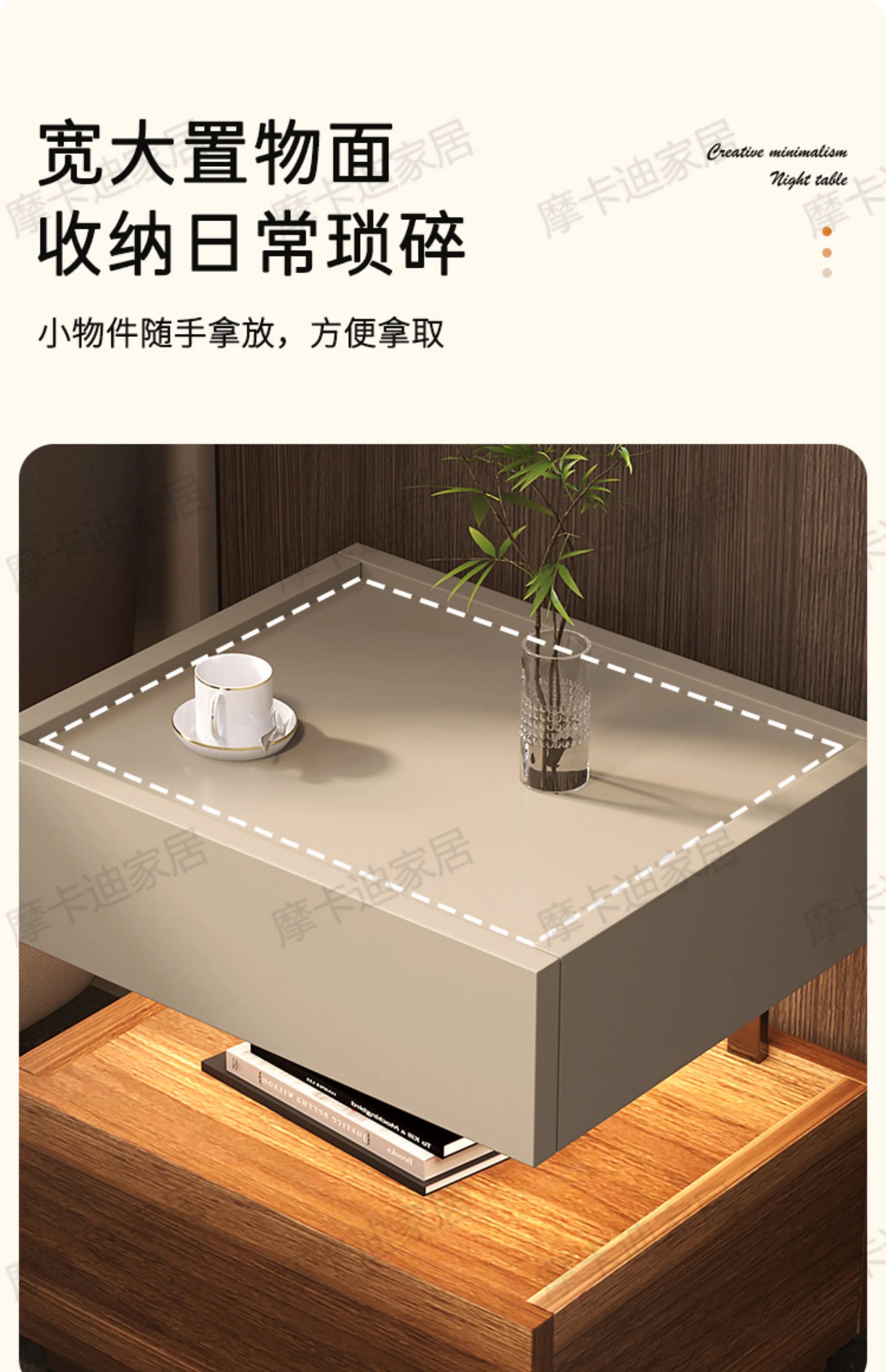 Simple European Bedside Table Classic Storage Luxury Trendy Night Table Modern Premium Comodini Camera Letto Bedroom Furnitures - Buy online at  Vibe In Cart.