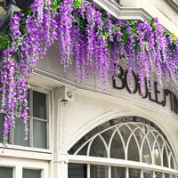 36/24 PACK Artificial Fake Wisteria Flowers Hanging Garland for Wall Outdoor Garden Wedding Party Decoration Home Interior Decor - Buy online at  Vibe In Cart.
