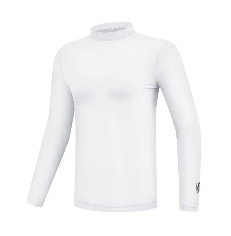 PGM Mens Sun Protection Golf Shirt Underwear Long Sleeve Golf Shirt Cooling Ice Silk T-shirts Anti-UV Soft Golf Apparel For Men - Buy online at  Vibe In Cart.
