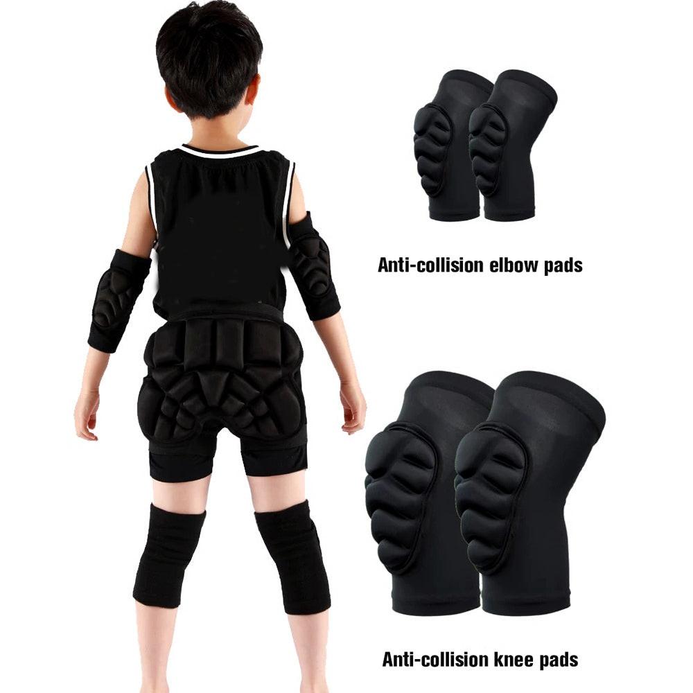 1 Pair Kids Sports Thick Sponge Knee Pads Elbow Sleeves Guard Collision Avoidance Protective Kneepads for Skate Soccer Football - Buy online at  Vibe In Cart.