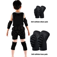 1 Pair Kids Sports Thick Sponge Knee Pads Elbow Sleeves Guard Collision Avoidance Protective Kneepads for Skate Soccer Football - Buy online at  Vibe In Cart.