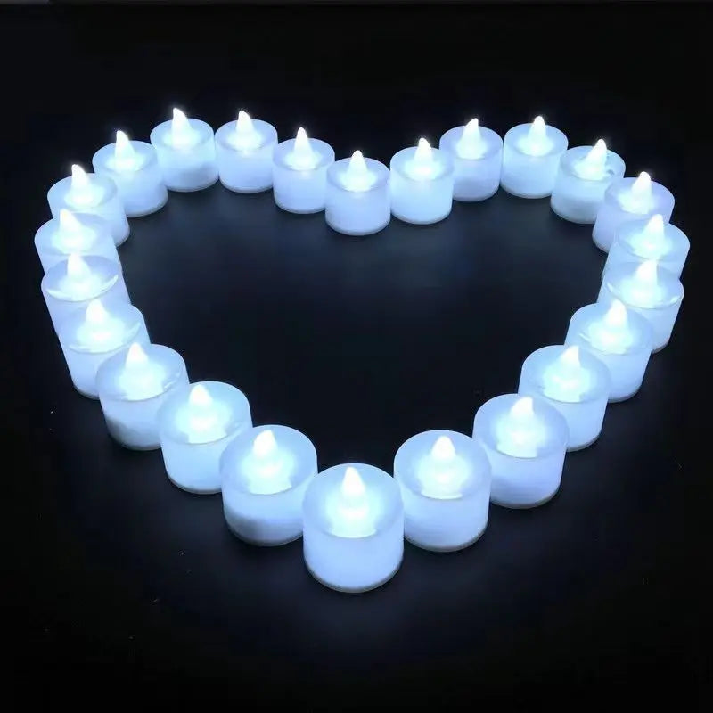 LED Candle Battery Powered Flameless Tea Candle Fake Candle Lamp Wedding Birthday Party Home Decoration Lamp Candlestick Candles - Buy online at  Vibe In Cart.
