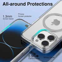 Transparent Magnetic Full Coverage Plastic Phone Case