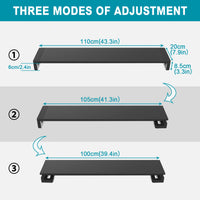 Dual Monitor Stand Riser for 2 Monitors with Printer and Laptop Stand