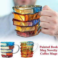 350ML Unique Book-Shaped Glass Mug Coffee & Tea Cup Creative Gift For Book Lovers Double Duty Drinkware & Decor - Buy online at  Vibe In Cart.
