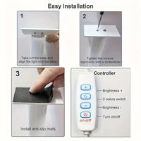 New Moon Nail Work Lamp - Beauty Work Desk Lamp, Three-color USB Power Supply - Black/White/Pink, Suitable for Nail Art, Eyelash - Buy online at  Vibe In Cart.