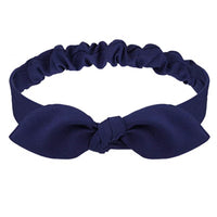 Women's Geometric Acrylic Elastic Headbands with Cross Knot