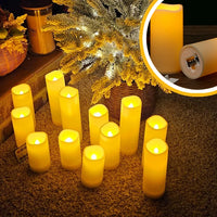 12-120PCS Wedding LED Candles Flickering Decor Flameless Candles Battery Operated with Remote Control Tealight Dinner Home Party - Buy online at  Vibe In Cart.
