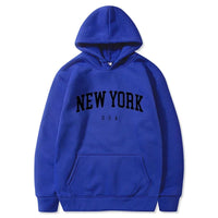 Men Women New York U.S.A City Hoodies Fashion Letter Printed Graphic Sweatshirts Loose Casual Harajuku Hooded Pullover Sportwear - Buy online at  Vibe In Cart.